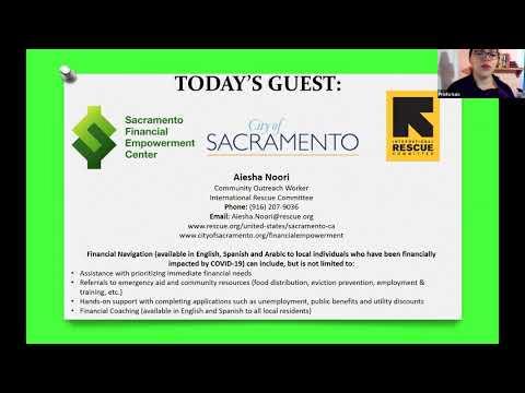 Virtual Parent Information Exchange (PIE) Meeting featuring Sacramento Financial Empowerment Center program