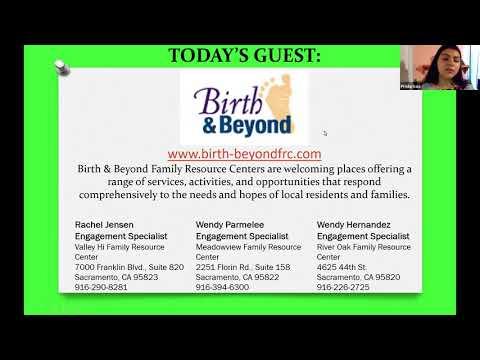 Virtual Parent Information Exchange Meeting featuring Birth and Beyond Family Resource Centers